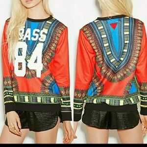 BASS By Ron Bass 84 Tribal African Graphic Print